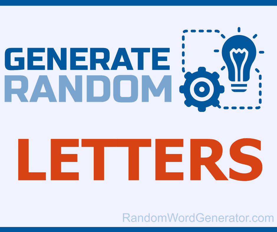 random letter generator
