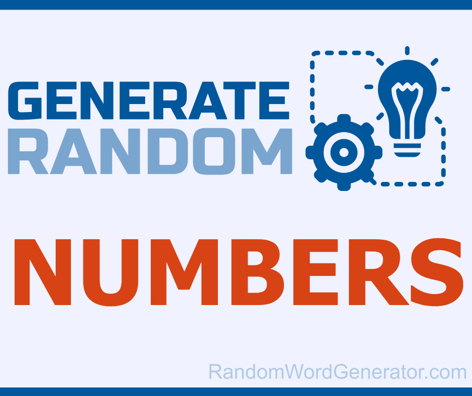 Random Number Generator Easy Number Picker